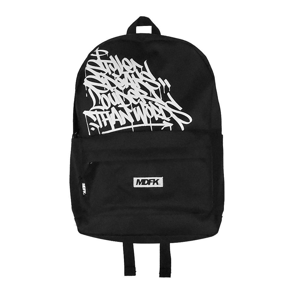 FAST DELIVERY MDFK The StreetCode Backpack / tas ransel handstyle graffiti mdfk