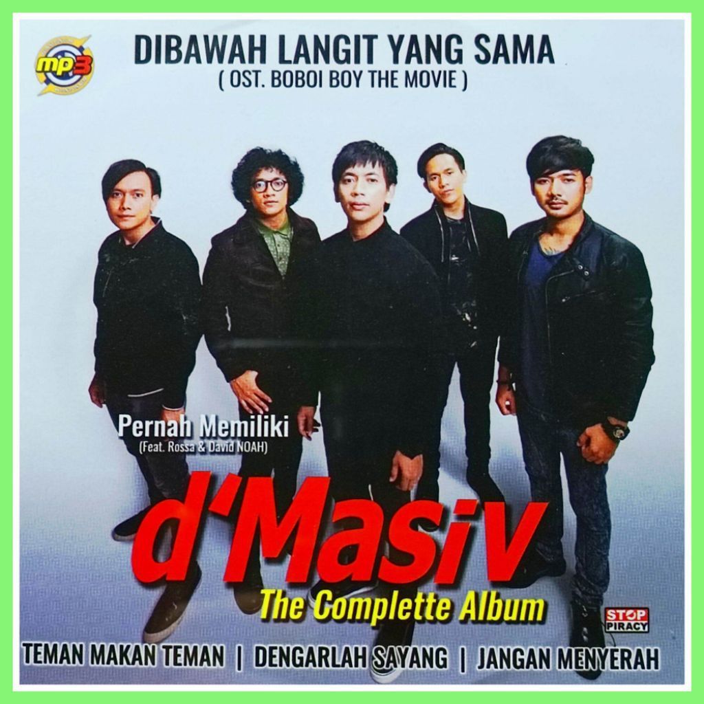 KASET MP3 UNTUK DI MOBIL LAGU POP BAND INDONESIA 2000AN DMASIV SAMSONS PROJECT POP