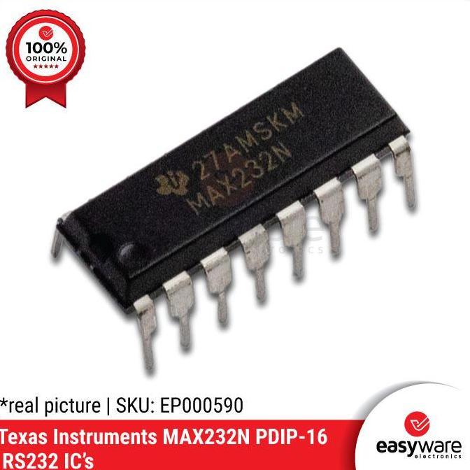 IC MAX232N TEXAS INSTRUMENTS MAX232