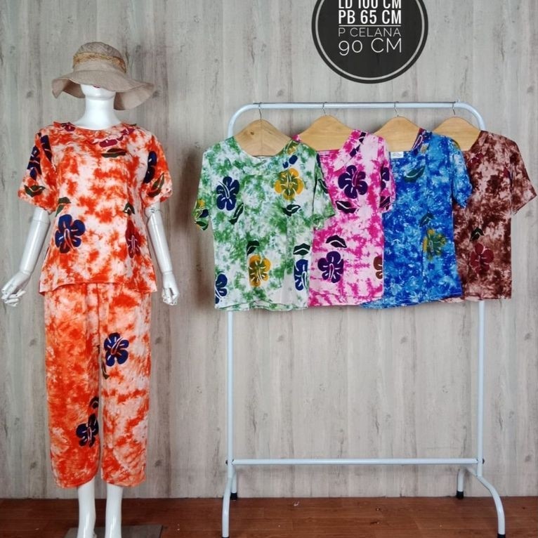 Stelan Celana Panjang ABG Tangan Pendek by Sunan Jaya, Stelan ABG Batik Fashion Kekinian