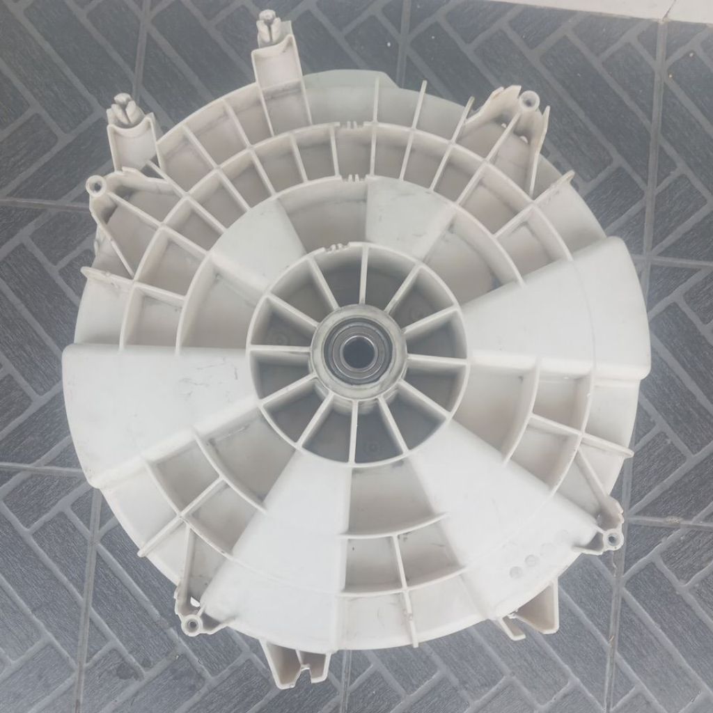 Tabung plastik bagian belakang, cover tub mesin cuci Sharp ES FL 1082,1082G, ES FL 1082 B