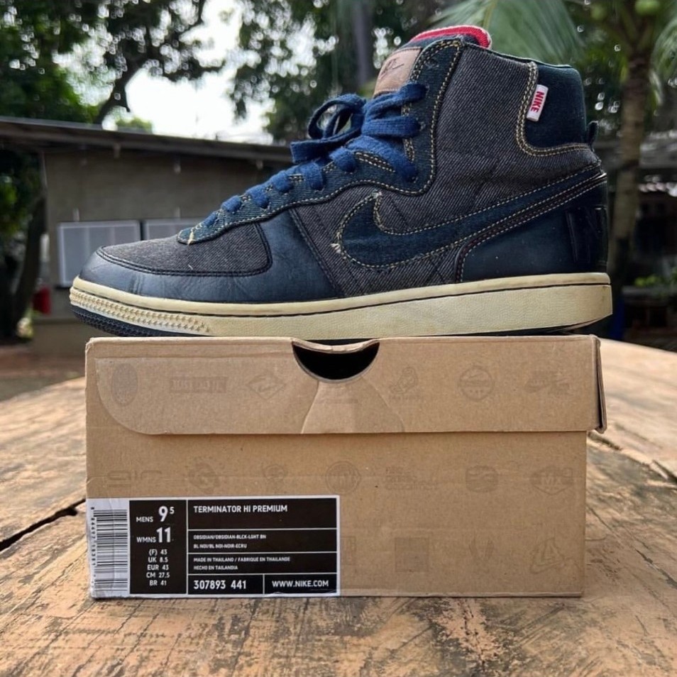 sepatu terminator denim nike