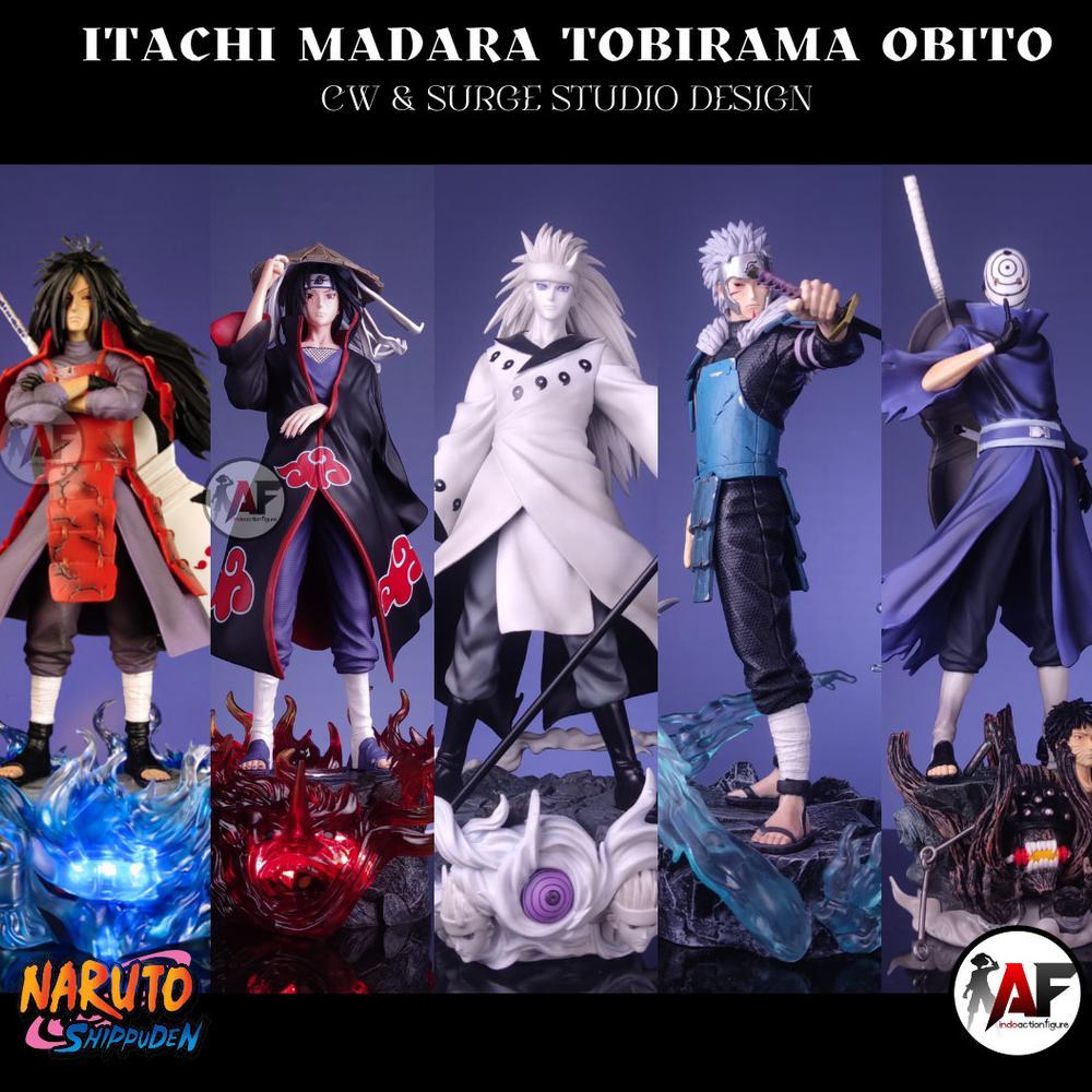 ACTION FIGURE STATUE NARUTO UCHIHA ITACHI , UCHIHA MADARA , UCHIHA OBITO, TOBIRAMA EDO TENSEI CW SUR