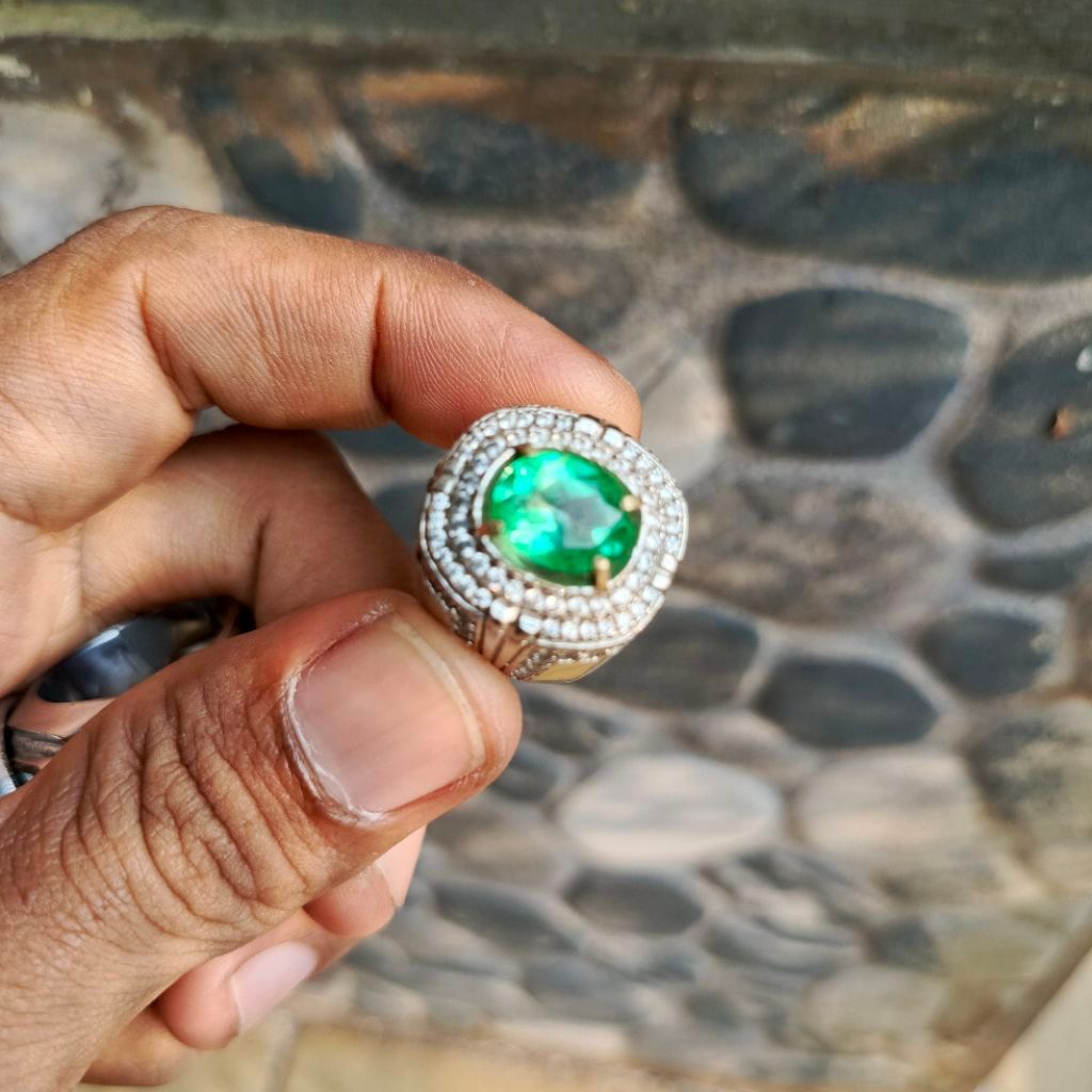 Cincin Green Topaz + memo