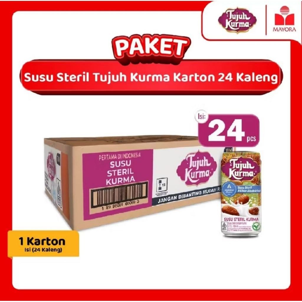 Susu Steril Tujuh Kurma (Paket isi 24pcs)