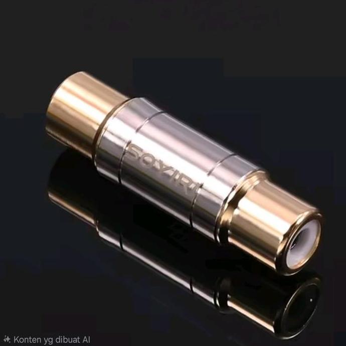 SOYIRI YS-T24 RCA FEMALE TO RCA FEMALE AUDIO COUPLER GOLD-PLATED FAS08