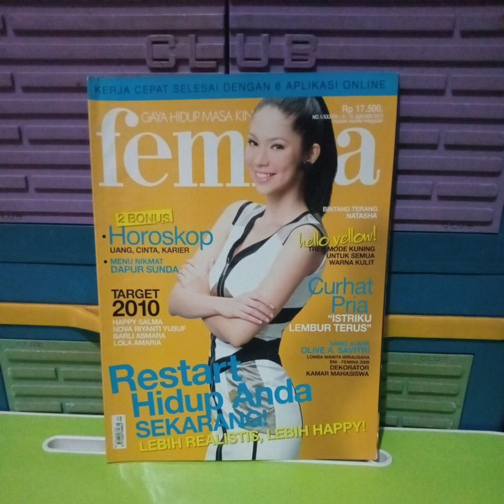 MAJALAH FEMINA NO 2 EDISI JANUARI 2010 (BEKA)
