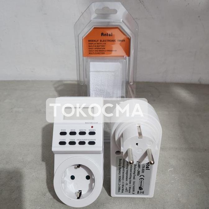 Timer Switch Digital/Stop Kontak Digital/Progamme Timer 24Hours Antel