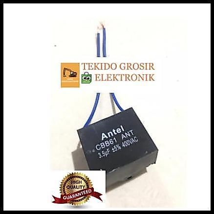 DISKON KAPASITOR 3,5UF 400V ANTEL HI QUALITY 3,5UF 400V MURAH 