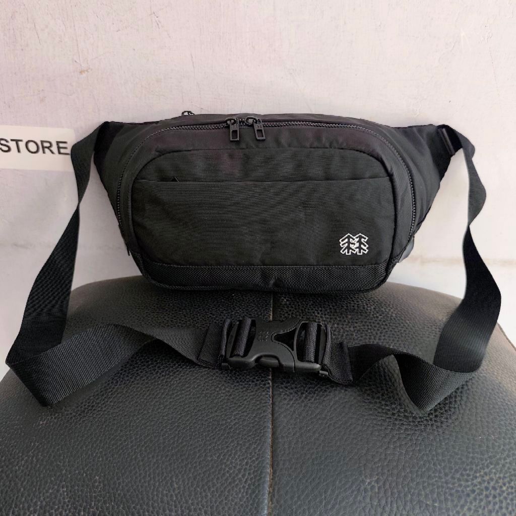 Kolon Sport Cordura Waist bag / WB Kolon sport Hitam