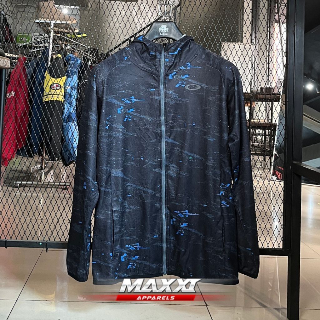 Jaket motor Oakley | Oakley Blue & Black | Jaket Harian | Original Oakley