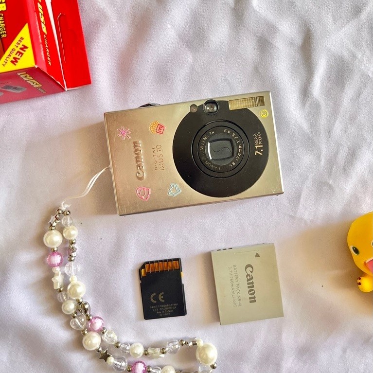 Kamera digicam Canon Ixus 70 (Raree) Silver Fullset