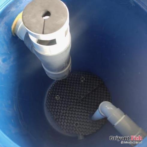 Tong Filter 250 Tabung Chamber Media Filter Aquarium Kolam Ikan Koi