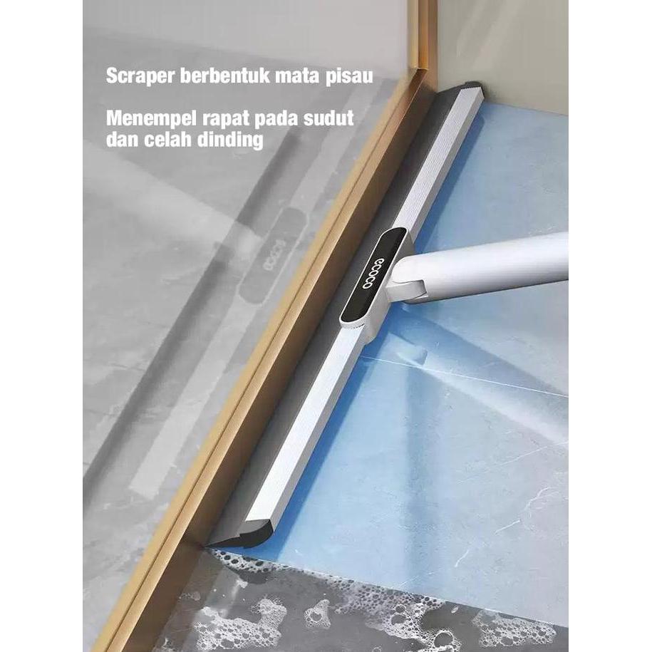 new ECOCO Telescopic Wiper Broom - wiper rumah tangga pel wiper kamar mandi Pel lantai kamar mandi w
