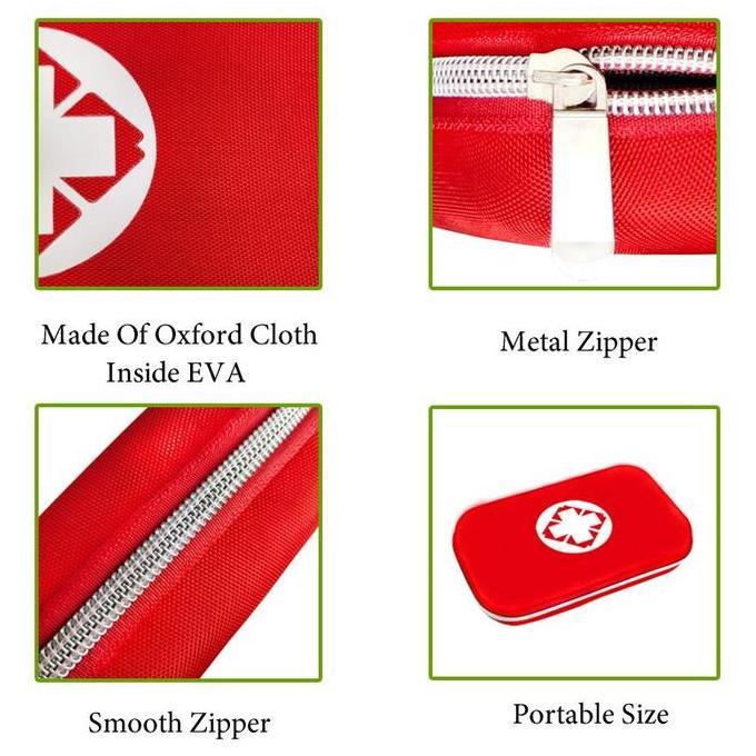 Memo- Kotak P3K Emergency First Aid Kit Box Camping Mobil Lengkap Isi