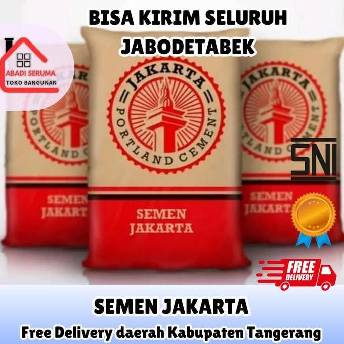 Terlaris Terbaik / Semen Jakarta / Semen Sni / Semen / Cement / Semen Jakarta 40 Kg / Semen 1 Sak / 