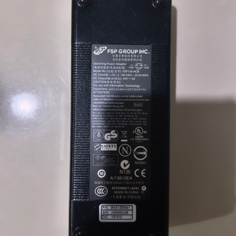 ADAPTOR FSP FSP 120 ACB / FSP120 ACB 24V 5A/24 V 5A 4 PIN 120W ORIGINAL