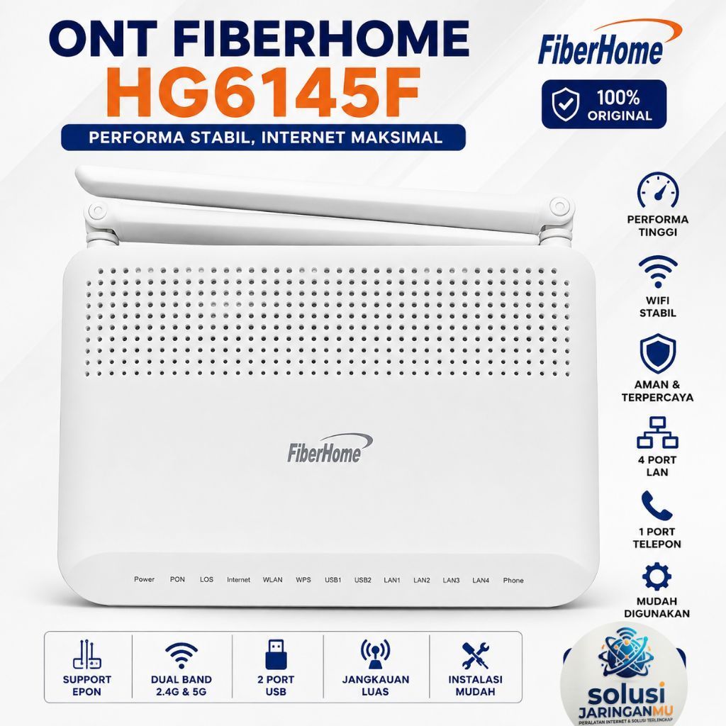 ONT Fiberhome GPON HG6145F Dualband