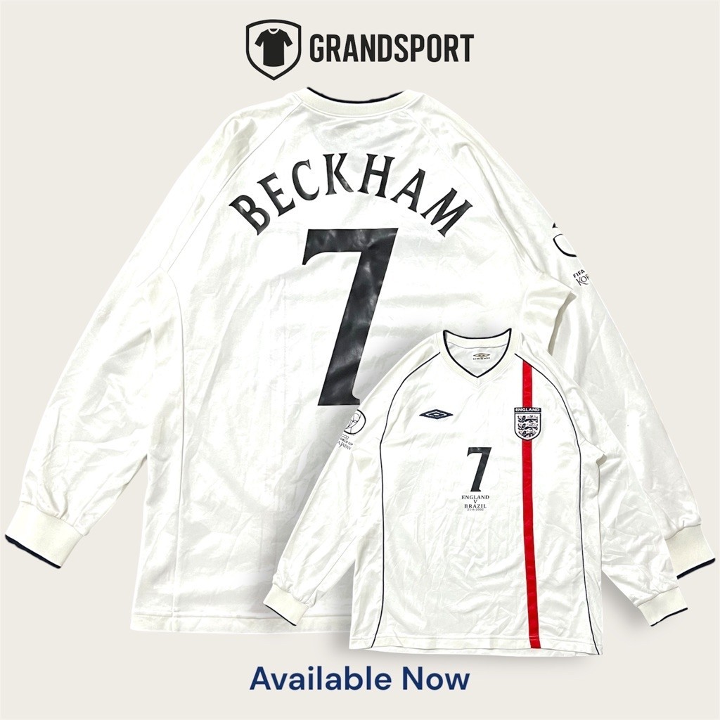 Original Jersey England 2002 Home Long Sleeve