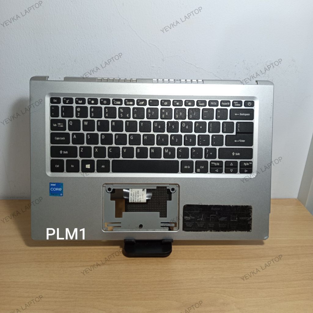 [ SILVER ] Palmrest Acer A514-54 Normal Tested Seken Original [ frame cover casing case kesing keybo