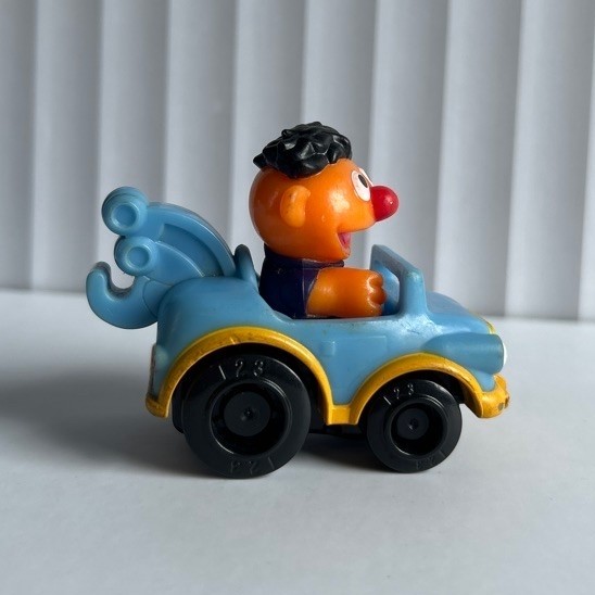 2013 Sesame Street Warkshop Ernie Tow Truck Car Figure Hasbro