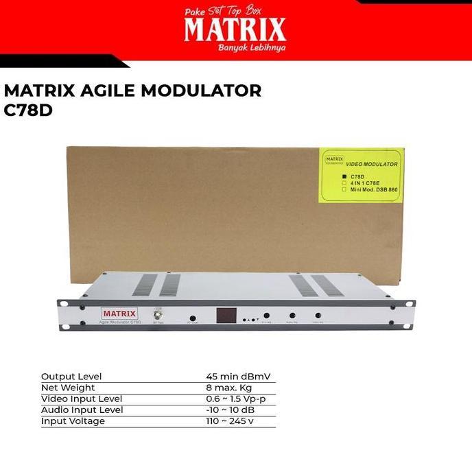 Matrix Agile Video Modulator C78