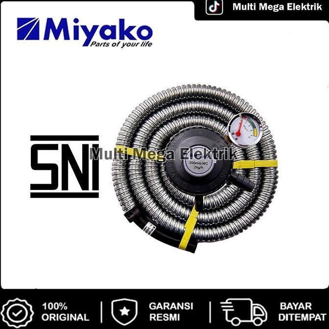 Miyako Selang Gas + Regulator Rms206M / Rms-206 M / Rms 206M