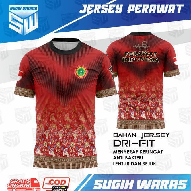 JERSEY PERAWAT INDONESIA / KAOS DRIFIT PPNI PENDEK / Kaos keren PPNI Baju perawat
