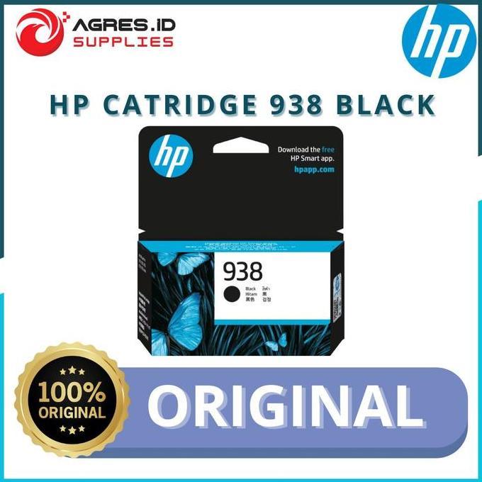 BEVORING89 - TINTA HP 938 BLACK TINTA CATRIDGE PRINTER HP OFFICEJET PRO 9110, HP OFFICEJET PRO 9120,