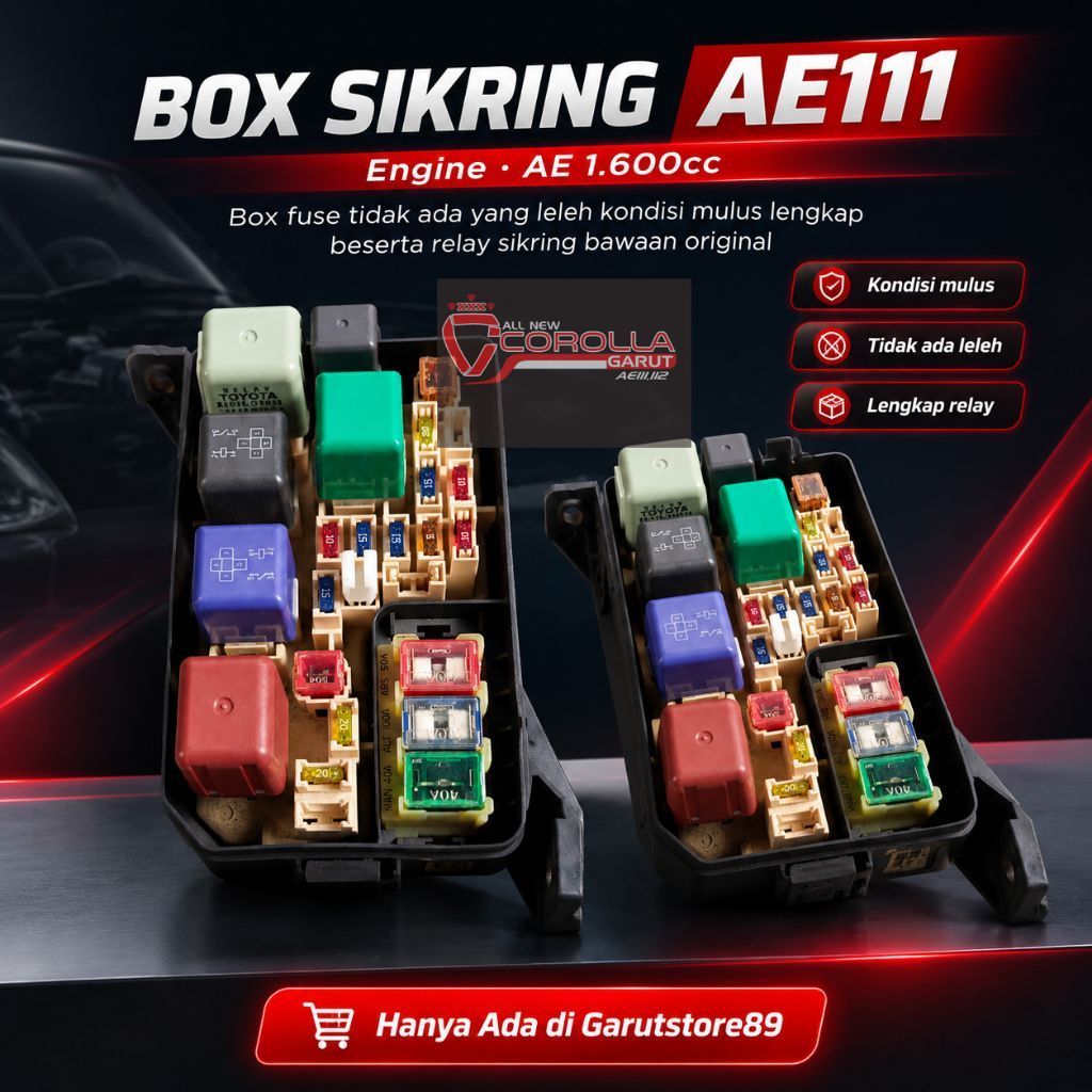 fuse box all new Corolla sikring