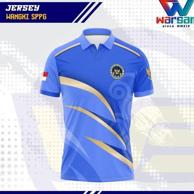 JERSEY WANGKI SPPG PENDEK FULLPRINTING / KAOS POLO SPPG DRYFIT / JERSEY KERAH SPPG