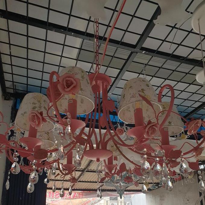lampu shabby 8cabang