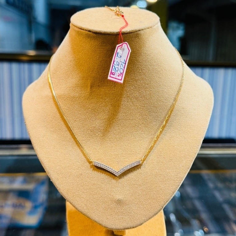 Kalung Rantai italy aurel V shape UBS