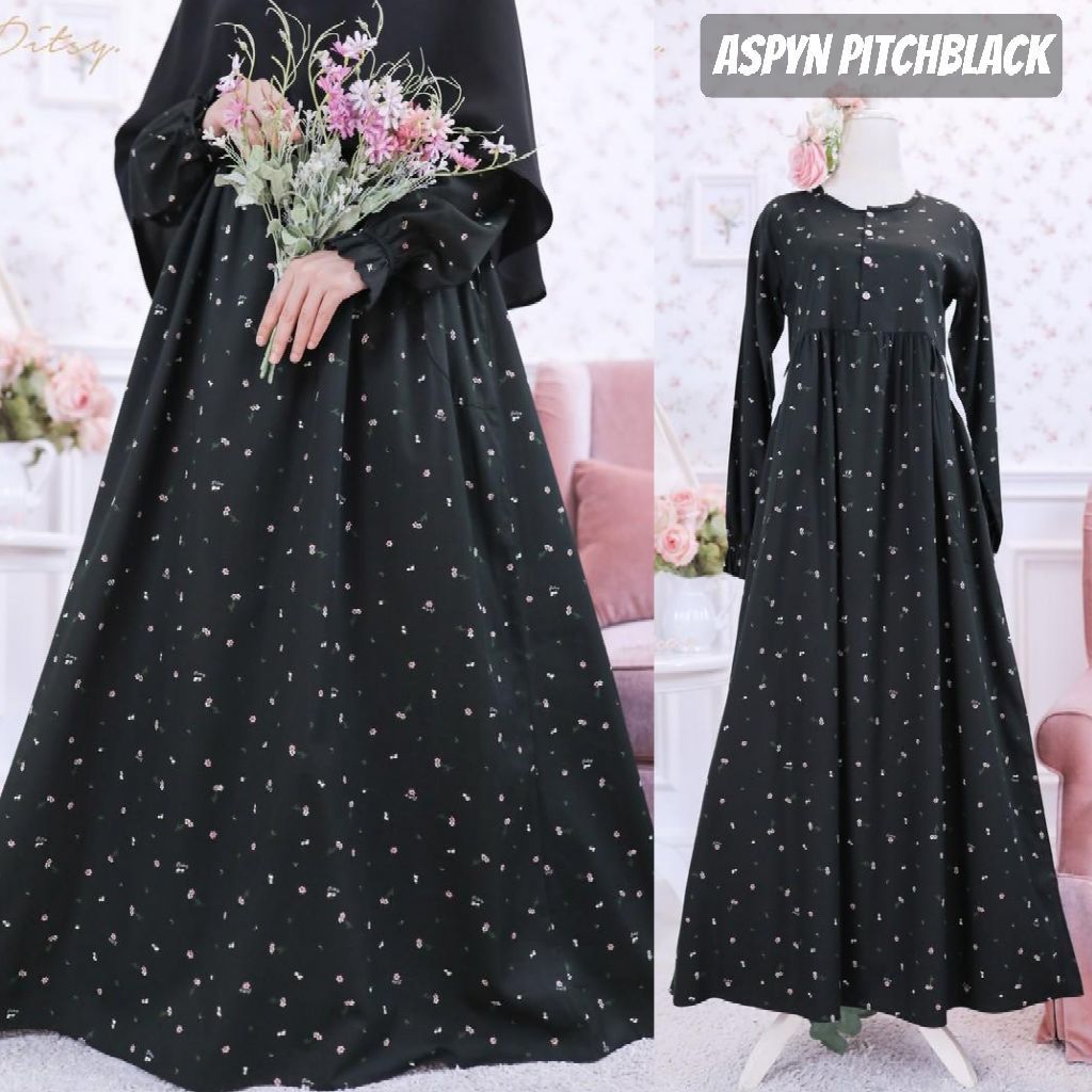 Gamis Ditsy edisi terbaru size Jumbo XL XXL dan XXXL | Nightgown Ditsy 2025 2026