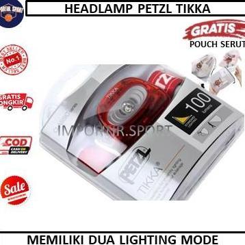 Headlamp Petzl Tikka Classic 100 lumens - headlamp camping - headlamp