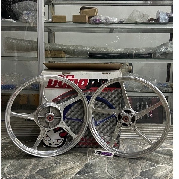 Velg CNC enkei dynopro Warna asli 140/160 R17 jupiter Z (tromol besar) jupiter,fizr,vega,dll