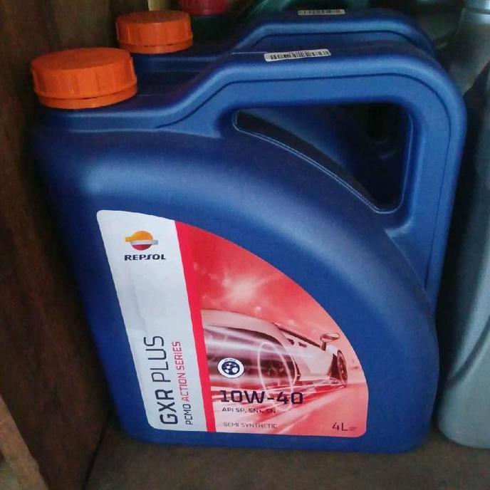 :>:>:>:>] OLI MESIN REPSOL GXR PLUS PCMO 10W-40/ REPSOL 10W40  semi sythetic          4 LITER