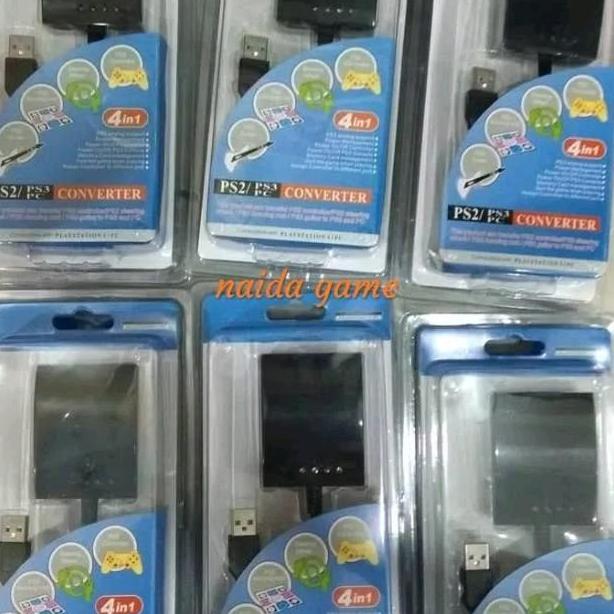 Gioco- Converter 4In1 / Converter Stik Ps2 To Ps3 4In1 / Converter Stick Ps2