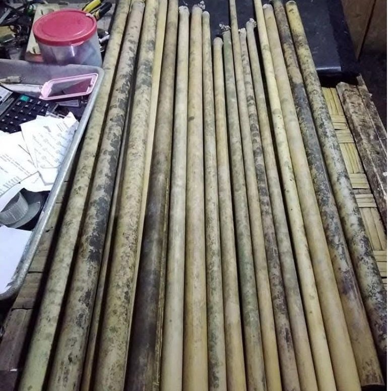 bahan suling bambu Tamiang kering panjang 150cm