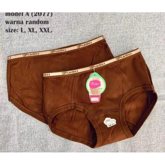 Oemahshop- Visya Shop 3-6-12 Pcs Celana Dalam Nita Cd Pioli Art 2077 Katun Lembut