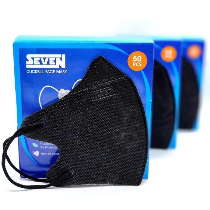 Medico- Masker Duckbill Seven 4Ply Isi 50 Pcs / Kemenkes / Earloop -Db