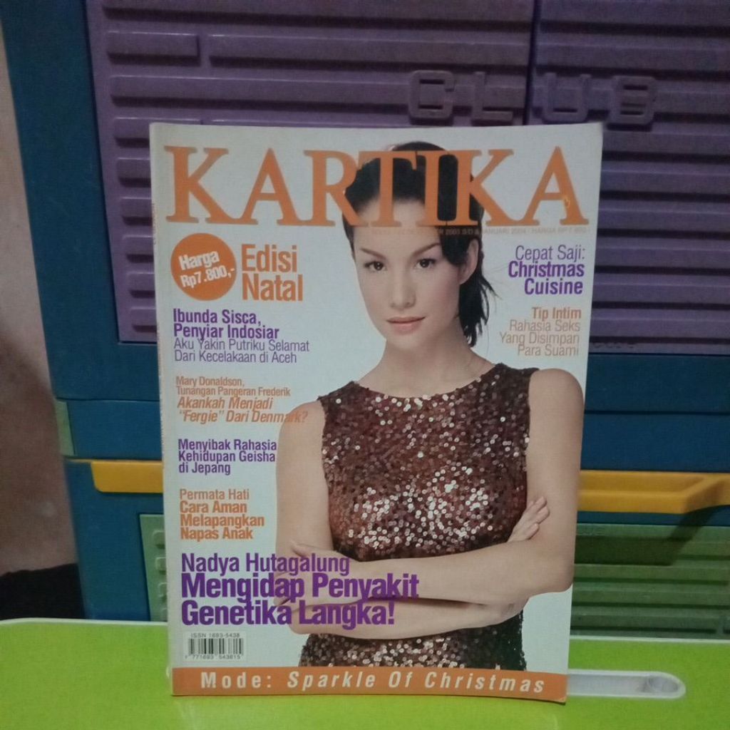 MAJALAH KARTIKA NO 13 EDISI DESEMBER 2003,BEKAS
