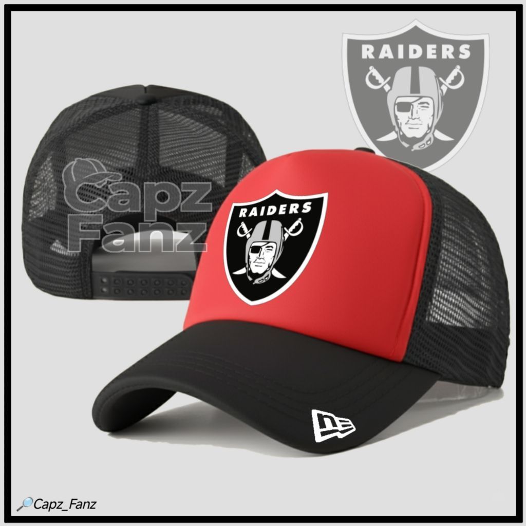 Topi Trucker Raider NFL / Topi Jaring Fashion Pria Wanita