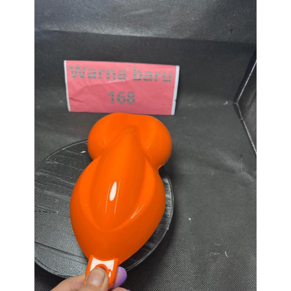 cat repsol orange bahan pu/cat orange solid 250ml