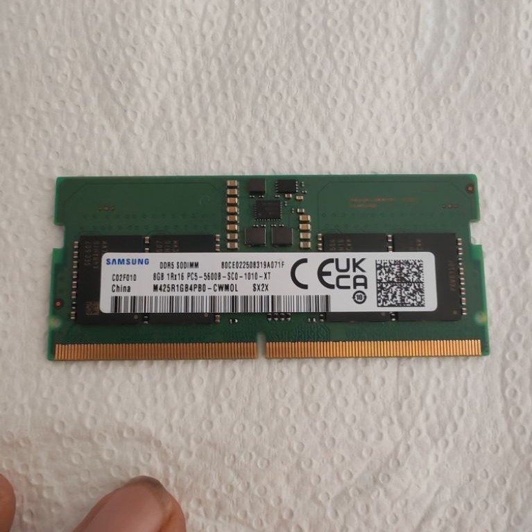 Samsung RAM Laptop DDR5 8GB 5600MHz SODIMM Original Garansi Resmy-g