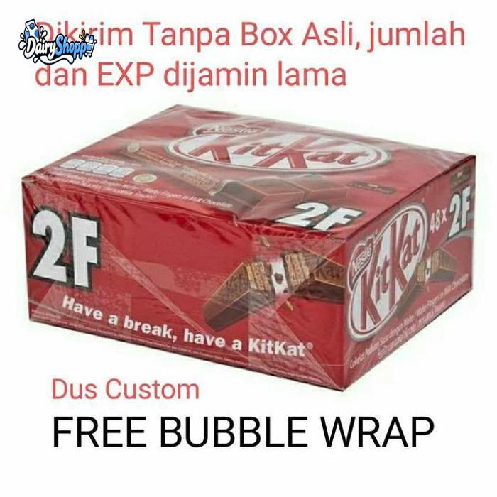 Nestle KITKAT KIT KAT Coklat Wafer 2F Original 1 Box isi 48 pcs 17 gr