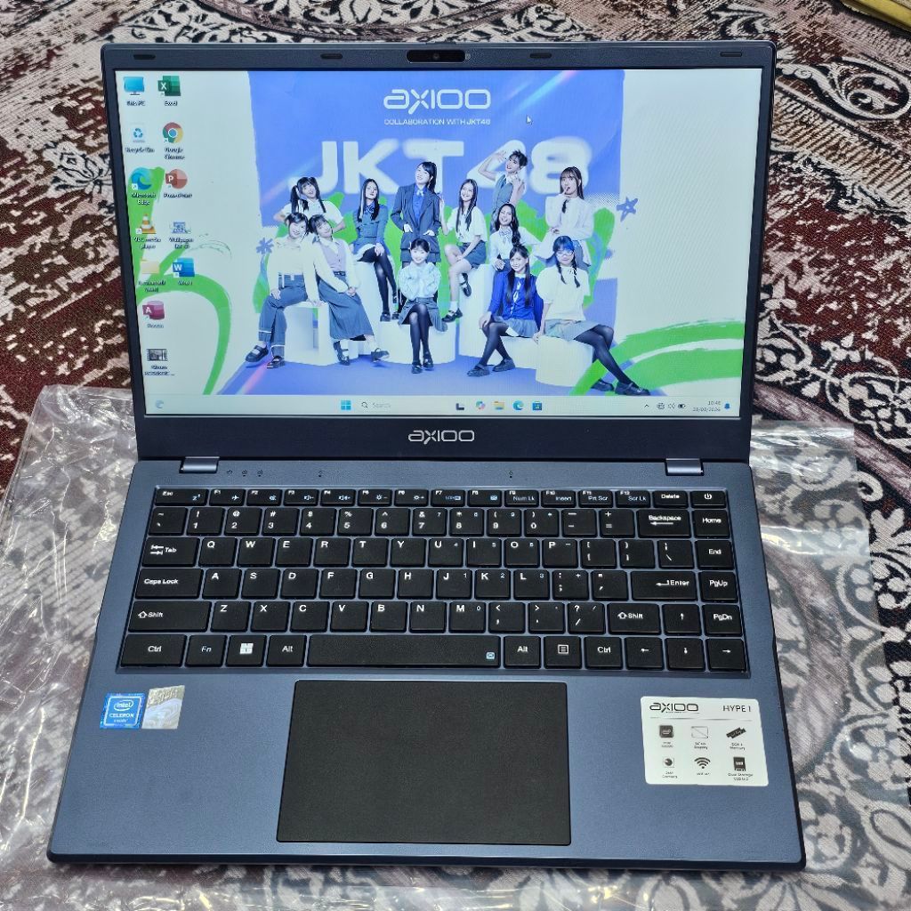 LAPTOP LEPTOP AXIOO HYPE 1 RAM RAM 4GB SSD  128GB WINDOWS 11 GENERASI TERBARU AXIOO