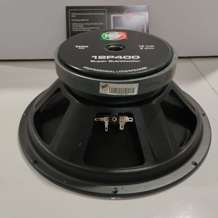 Speaker 12 Inch RCF 12P400 Original 600W Voice Coil 3 Inch