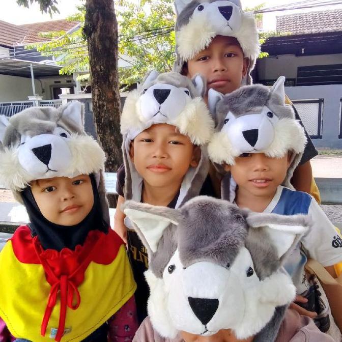 TOPI BONEKA KUPLUK ANAK MOTIF KARANTER SRIGALA Sd
