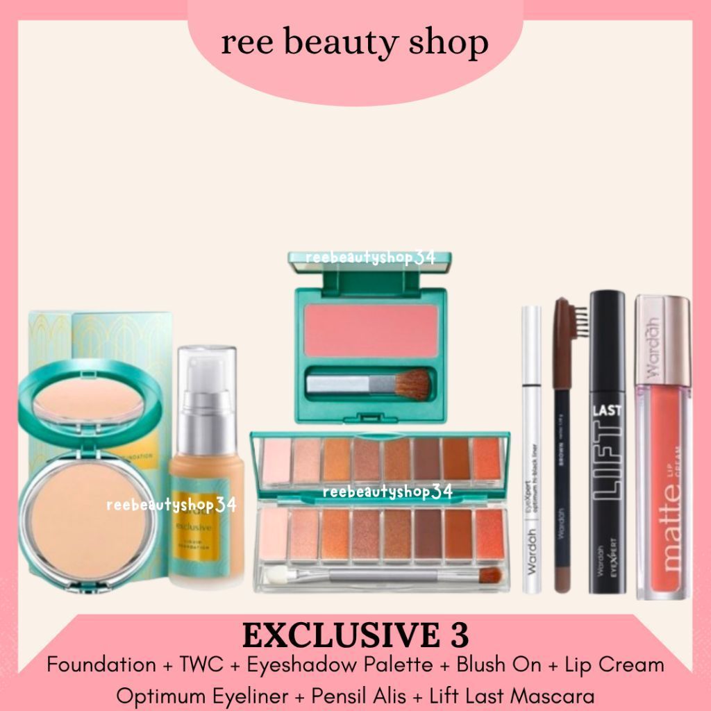 WARDAH Exclusive Paket Seserahan Make Up Seserahan Lamaran 1 Set Hantaran Nikah
